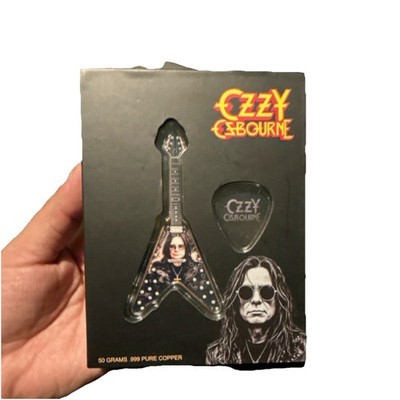 Ozzy Osbourne Guitar & Pick Collection .999 Pure Copper 2026