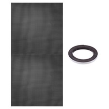 PC Fan Dust Mesh 39.4"x19.7" 0.02" Hole, 1 Set PVC Computer Cooler Dust Filte...