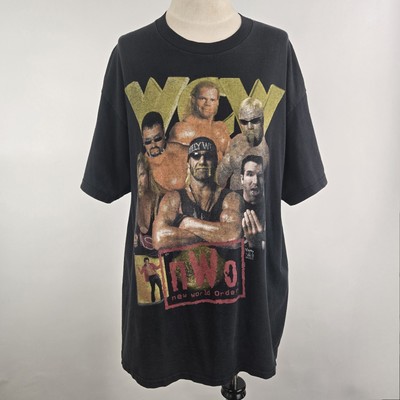 Rare Vintage 90's 1999 WCW NWO The Pac Attack  Wrestling Tee  Disco Inferno XL 