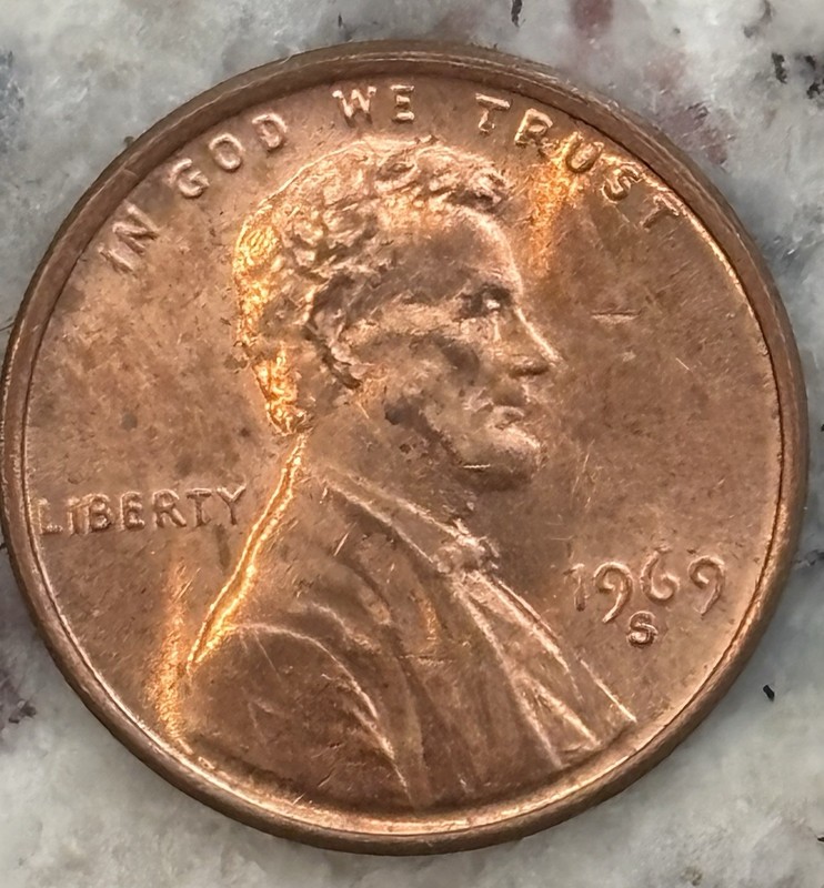 Very Rare 1969 S True Double Die Adverse