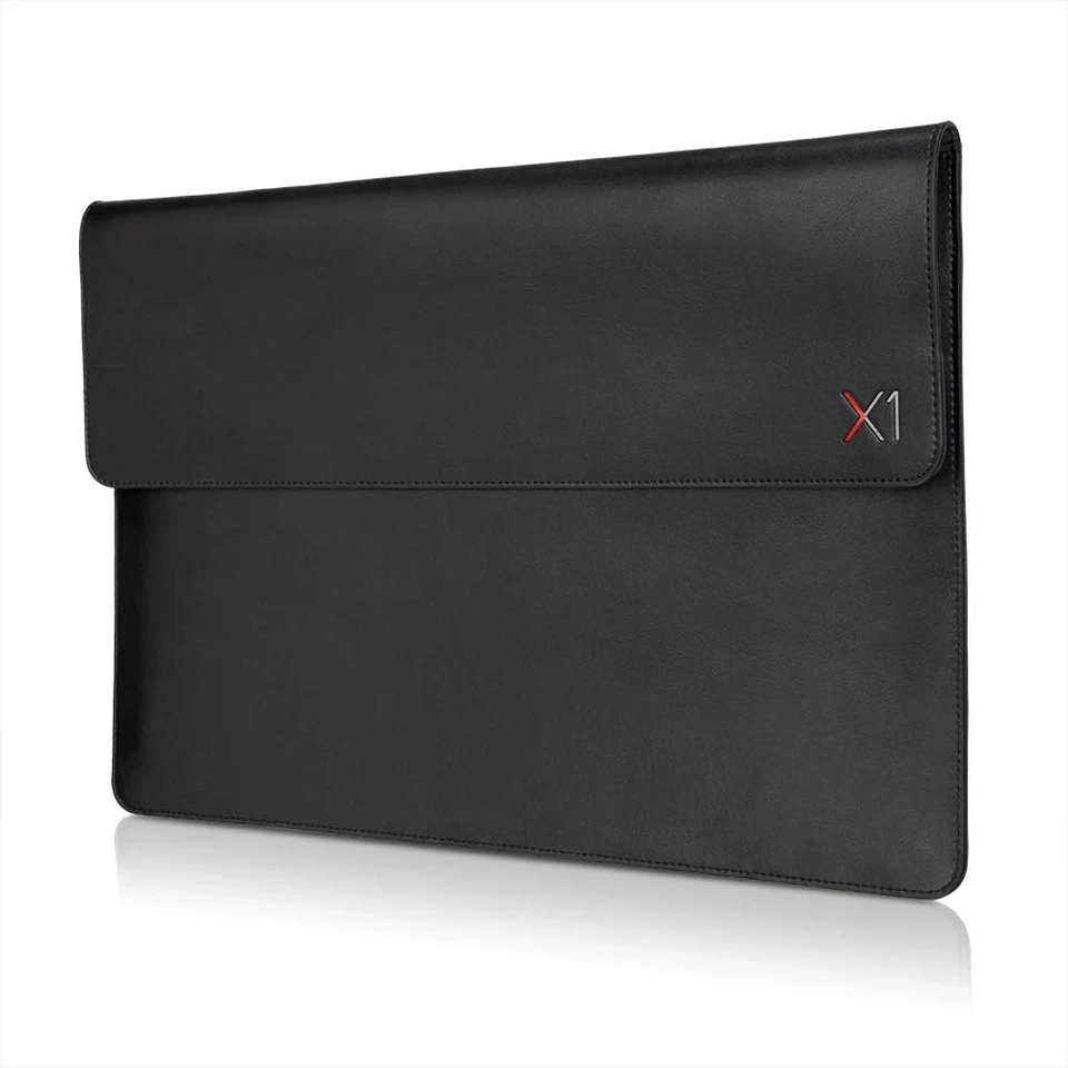 Black Lenovo Notebook Case Leather 14" ThinkPad X1 Carbon/Yoga - Image 2 of 4