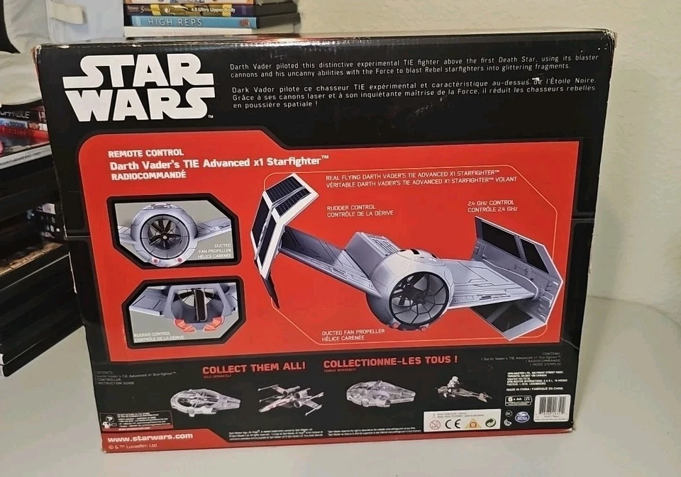 Air Hogs Star Wars Remote Control Darth Vader’s TIE Advanced x1 Starfighter - Image 3 of 4