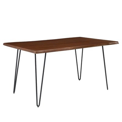 Ardor 60'' Live Edge Acacia Wood Acacia Wood Dining Table