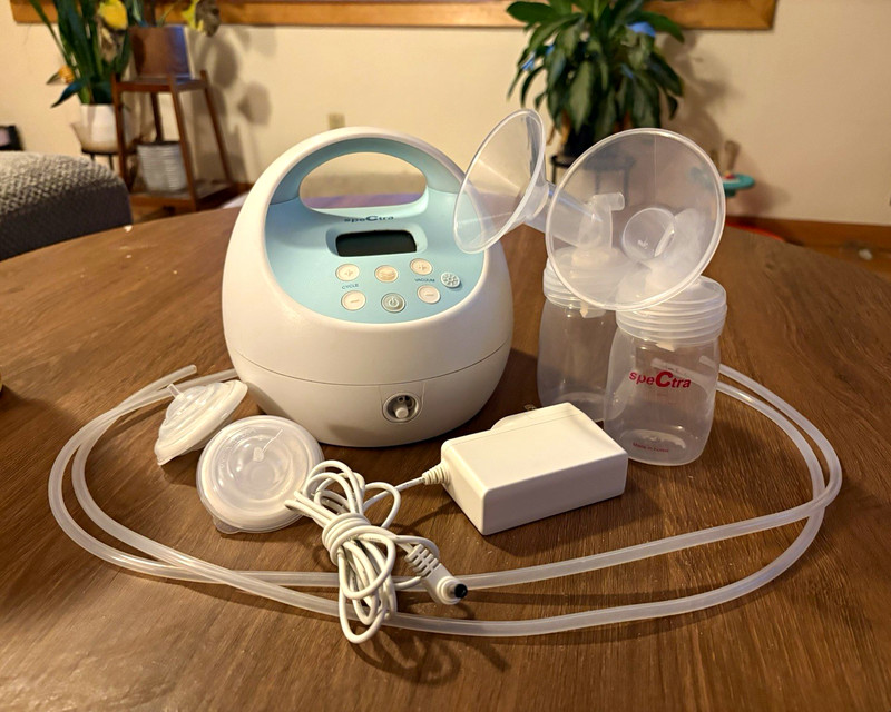 Spectra S2 Plus Double Electric Breast Pump Digital Timer 24mm w Bottles