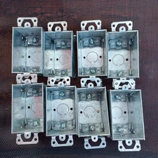 Raco 519 Electrical Box, 1 Gang Switch Box (Lot of 8)