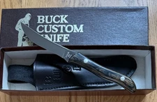BUCK CUSTOM 107 SCOUT KNIFE NEVER USED IN BOX BRT2