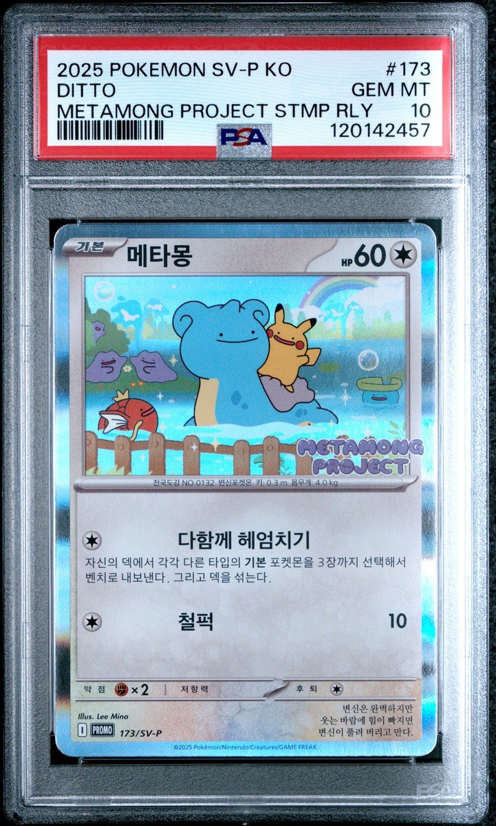 2025 POKEMON KOREAN SV-P PROMO #173 DITTO PSA 10 | eBay 2025 POKEMON KOREAN SV-P PROMO #173 DITTO PSA 10 | eBay
