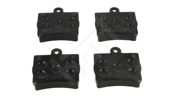 Hart 221 411 Bremsbelagsatz, Scheibenbremse FüR MERCEDES-BENZ-image