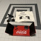 Vtg Coca Cola AM/FM Stereo Radio Approx. 7 1/2" X 2 1/2" H, 2 1.5 V Battery OBO