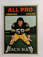 1974 Topps - Jack Ham #137 Pittsburgh Steelers HOF Linebacker! EX++ Condition!