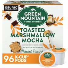 Green Mountain Coffee Roasters Toasted Marshmallow Mocha, K-Cup Pods, 96 Count