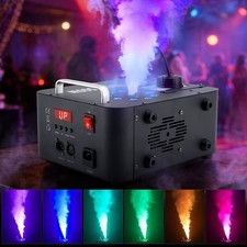 1500W 3In1 LED Light Smoke Fog Machine Stage Fogger DJ Spray Smoke Effect A7