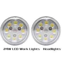 2pcs RE19082 Sealed LED Hi-Lo Beam For Deere Tractor 3155 4000 4020 4030