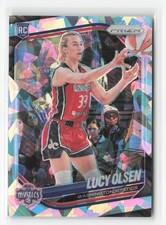 2025 Panini Prizm WNBA #104 Lucy Olsen Ice Prizms