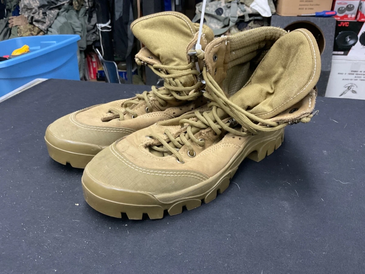 Bates Vibram Sole Hot Weather Combat Hiker Boots Olive Mojave Size  