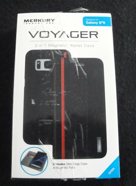 Merkury Innovations Voyager 2 N 1 Magnetic Wallet Case for Samsung