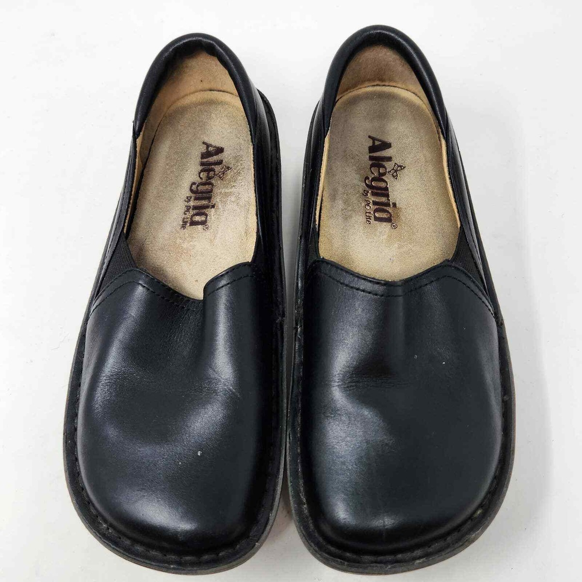 Alegria Debra Black Embossed‎ Leather Clogs Comfort Shoes EU 37 Debra Black Nappa Shoe - Alegria Shoes main image 2