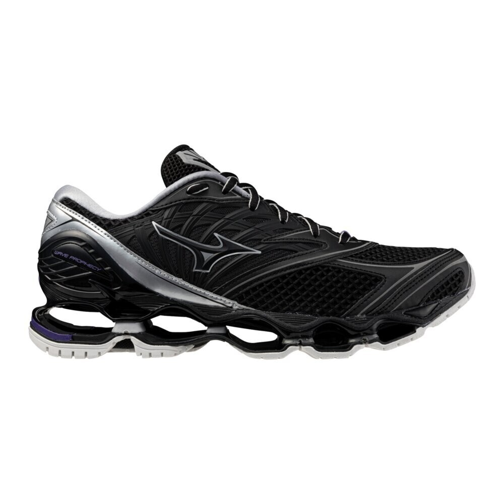 Mizuno Wave Prophecy LS Black Black Silver D1GA250701 Men's Size