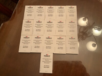 Tissot Watch Instructions Booklet Users Manual Analog Mechanical New