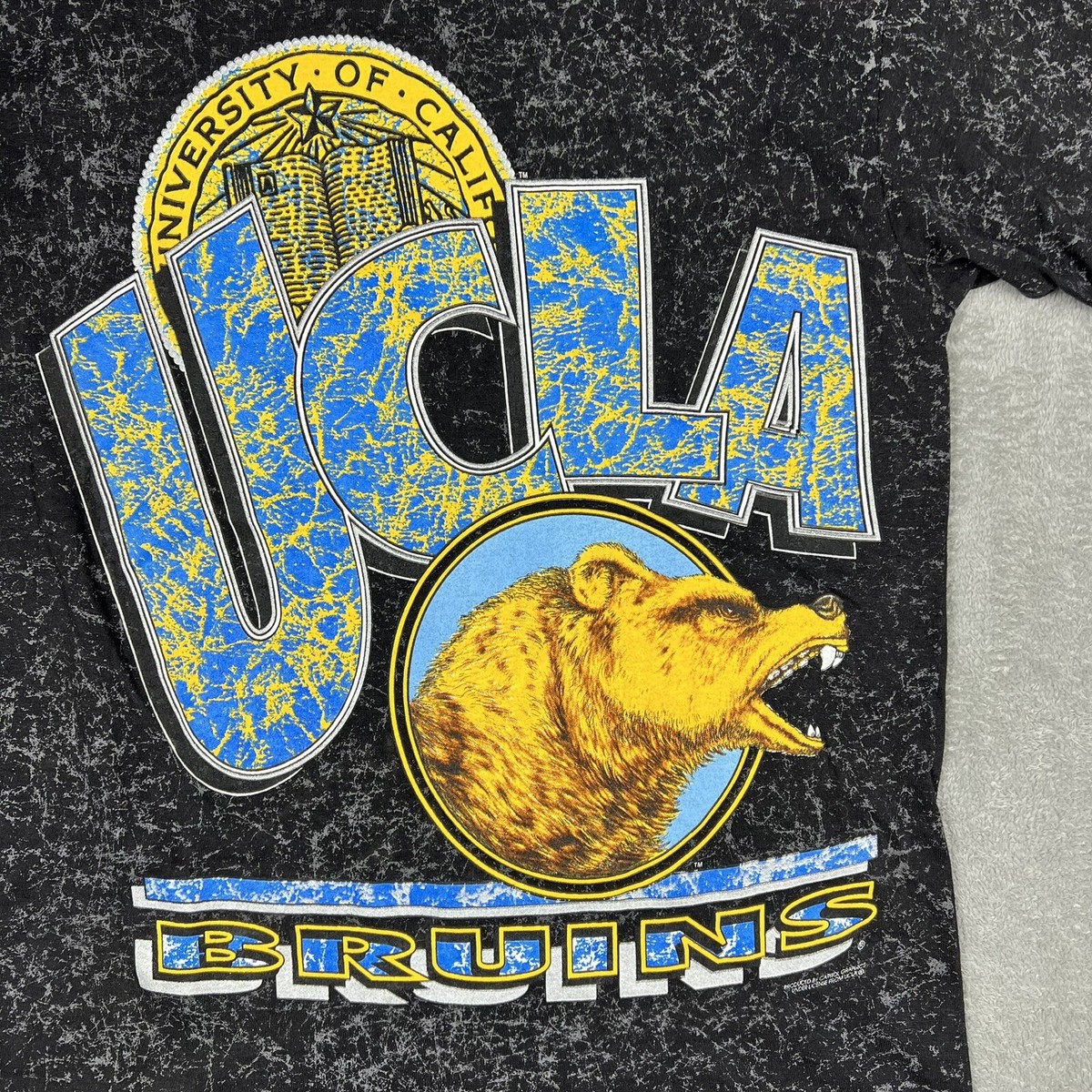 Vintage Capitol Graphics UCLA Bruins Single Stitch T-Shirt Black 