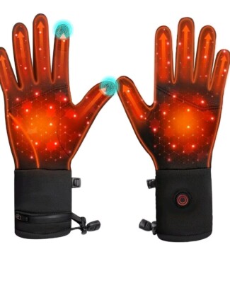 Amazon Heated Gloves Rechargeable Battery Electric Warmer Thin