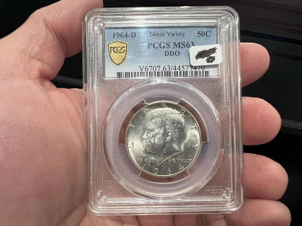 シャルジャ シルバー 5ルピー UNC コイン 1964年 PCGS グレーディング MS63 ジョン・ケネディ シャルージャ首長国