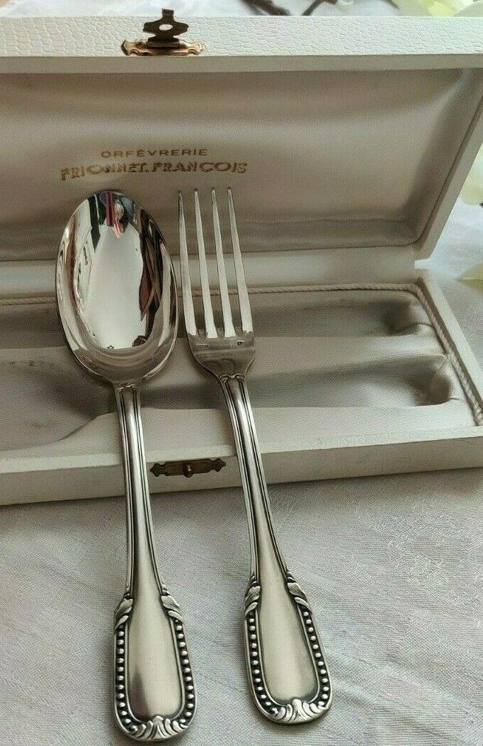 Ménagère 24 Pièces Couverts de Table François Frionnet Métal Argenté