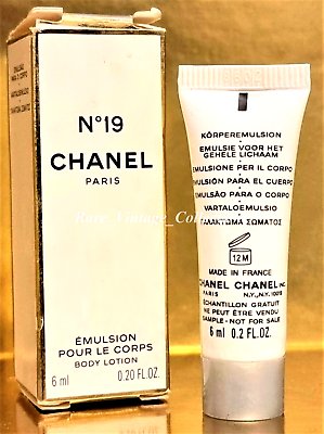 Rare Vintage Chanel No. 19 Lotion