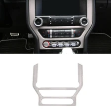Central Console GPS Navigation Cover 1PCS For Ford Mustang 2015-23 Bright White
