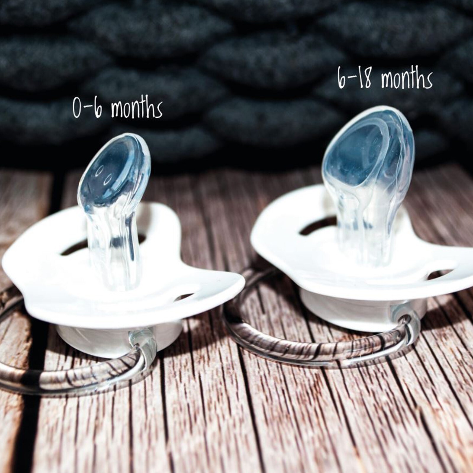 *2 PACK* NIP PERSONALISED SOOTHER, ORTHODONTIC TEAT, 4 COLOURS, BLUE