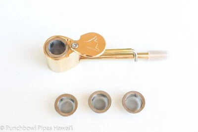 PUNCHBOWL PIPES Shaka Mini Pipe Snug-Fitting Replaceable Mesh Screen Closeable Lid & Tar Trap