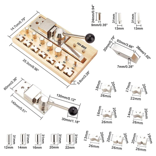 Ring Bending Machine Gold Silver Ring Bender Maker Jewelry Making Tool Set UK - Picture 6 of 9