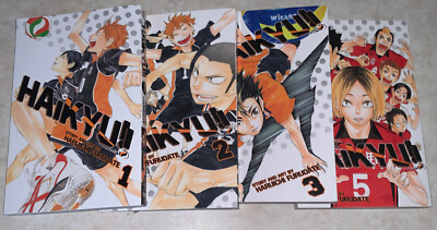 Haikyuu Manga ENGLISH Set 1-4 | eBay