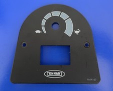 UPPER CONTROL PANEL MOUNT W/ LABEL, TENNANT T3 SCRUBBERS, 1011707, 1014157