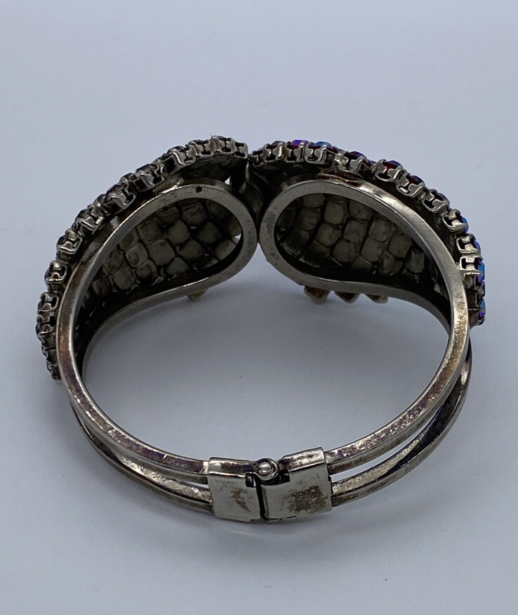 Vintage Stunning Juliana Like Clamper Bracelet Aurora… Gem