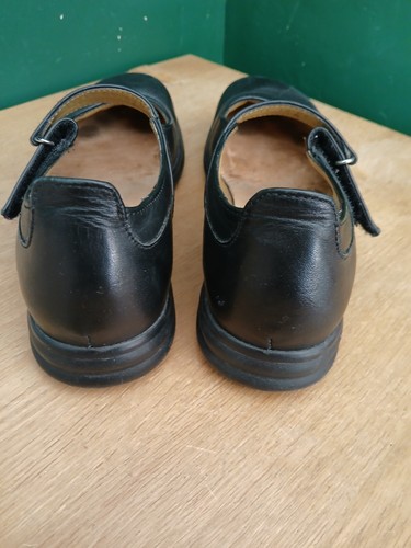 Footprints By Birkenstock Mary Jane Size 4.5 37 Black Leather Womens Kids Shoes - Picture 6 of 9