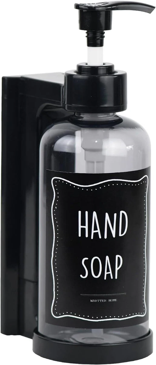 Refillable wall on sale mounted soap dispenser