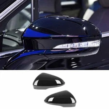 For Ford Fusion US 2013-2021 Gloss Black Cover Replace Door Side Rearview Mirror