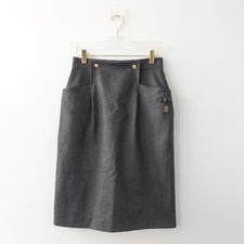 VALENTINO GARAVANI Skirt 38 XS Edwardian Sports Logo Pockets 1980s RARE Vintage