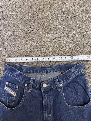 Vintage Y2K Diesel Jeans Mens Denim Baggy Wide Leg Taper (27x30