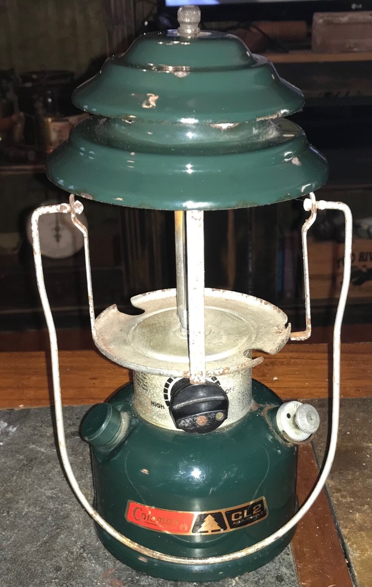 Vintage 1982 Coleman Model 288 CL2 Adjustable Lantern No