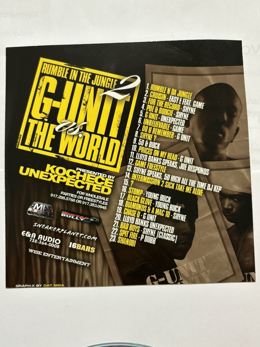 Rare DJ Kochece G Unit Vs The World NYC Promo Mixtape Og CDs