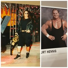 WCW Bret Hitman Hart & Curt Hennig Officially licensed Promo, Mr. Perfect, WWF