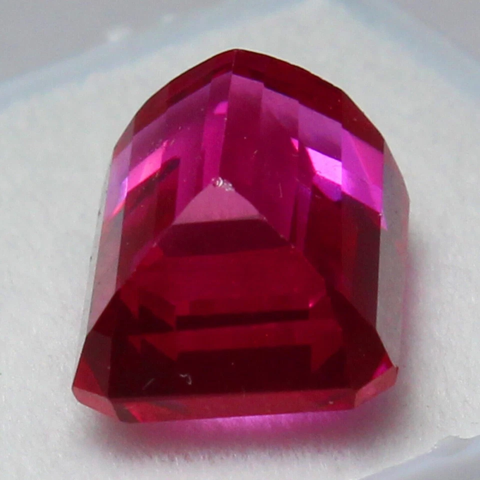 Natürlicher zertifizierter 12,05 ct Utah roter Beryll Bixbit Smaragd unbeheiz... - Bild 3 von 4