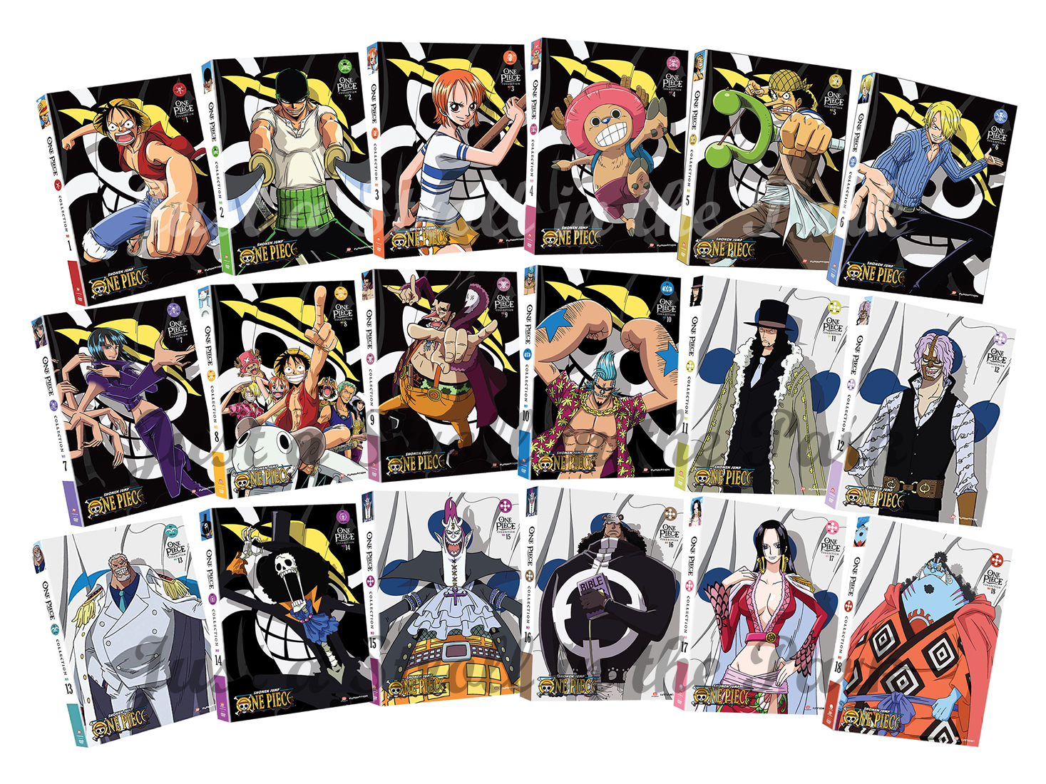 One Piece Anime TV Series Complete Collections 1-18 Box/DVD Set(s) Ep 1-445 NEW! | eBay