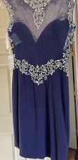 Purple sequined prom dress or formal occasional dress