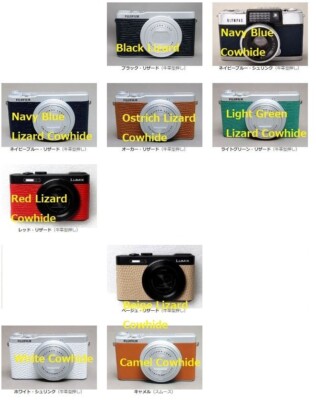 Camera Replacement Skin Cover Leather w/Video instr【Canon QL17/QL17G】 from JAPAN