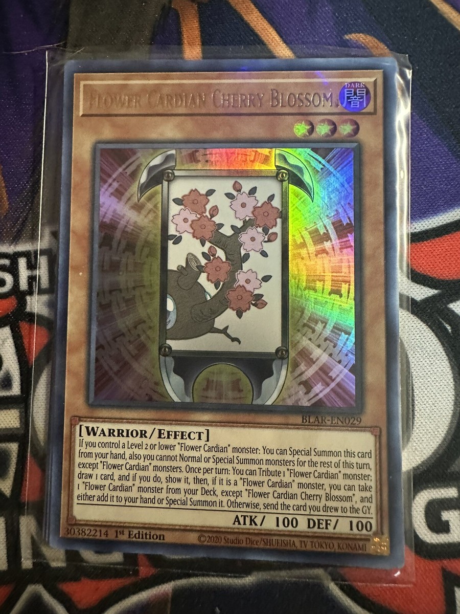 cherry blossom yugioh card Flower Cardian BLAR-EN029 Ultra Rare Englisch kaufen ReCollectibles if your opponent has more cards in their hand than you do Flower Cardian Cherry Blossom |