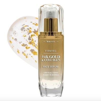 Serenity Firming 24K Gold & Collagen Face Serum Made from Korea 60lm (2 Packs)