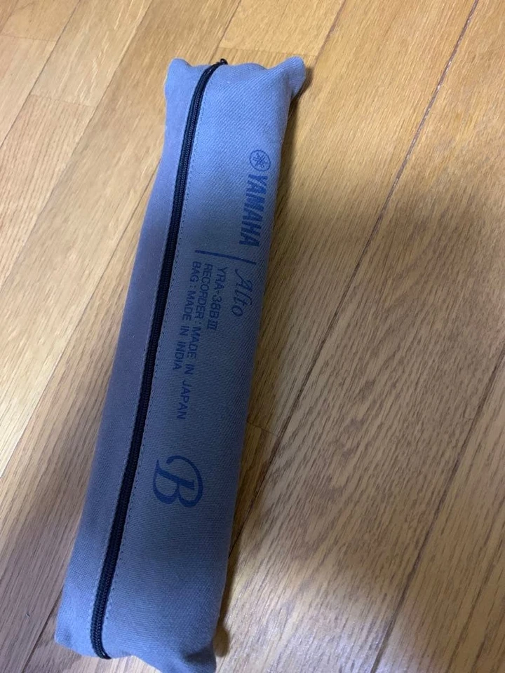 Yamaha Alto Grabadora Plástico Blanco y Negro con Estuche Usado nn3 - Imagen 4 de 4